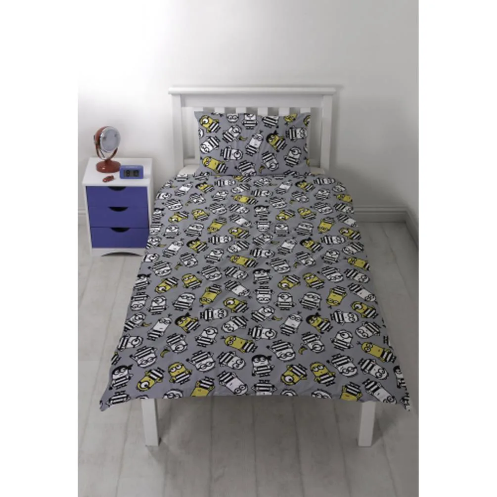 Despicable Me Jailbird Reversible Single Duvet Cover Bedding Set Extra Image 1