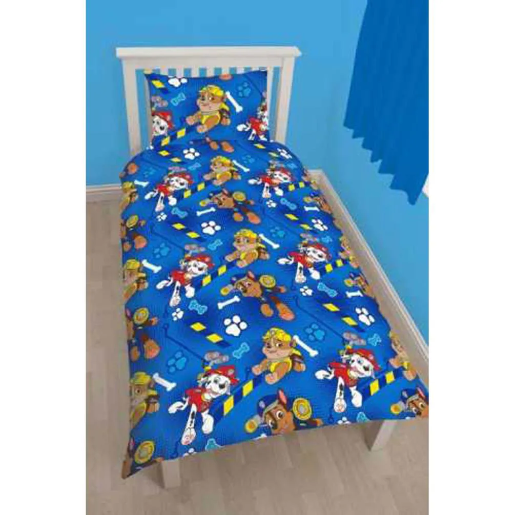 Paw Patrol Rescue Reversible Single Duvet Cover Bedding Set Extra Image 1