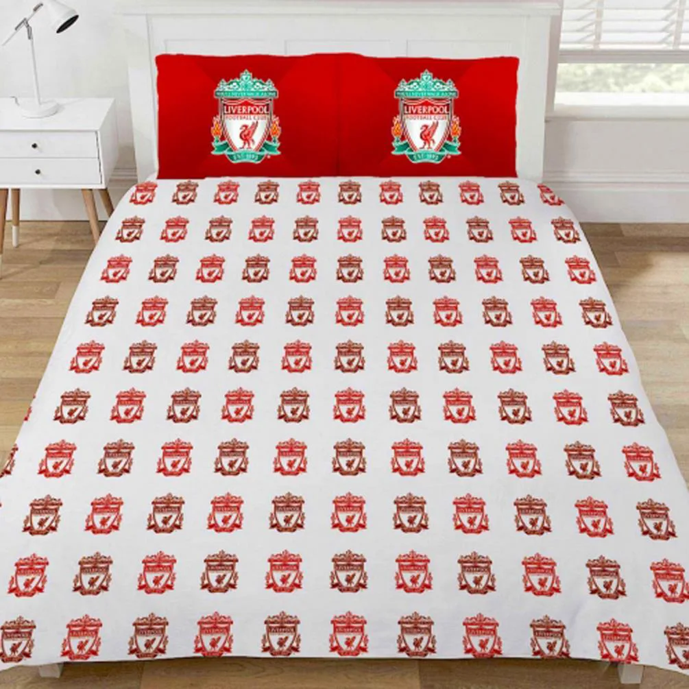 Liverpool Football Club Reversible Double Duvet Cover Bedding Set Extra Image 1