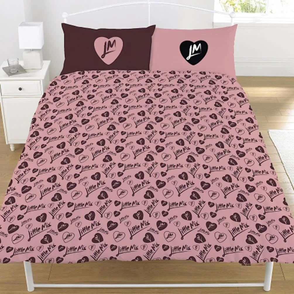 Little Mix Reversible Double Duvet Cover Bedding Set Extra Image 1