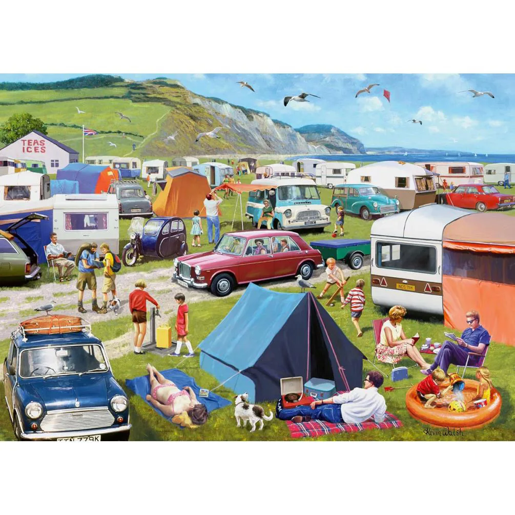 Leisure Days No 5 Camping & Caravanning 1000pc Jigsaw Puzzle Extra Image 1