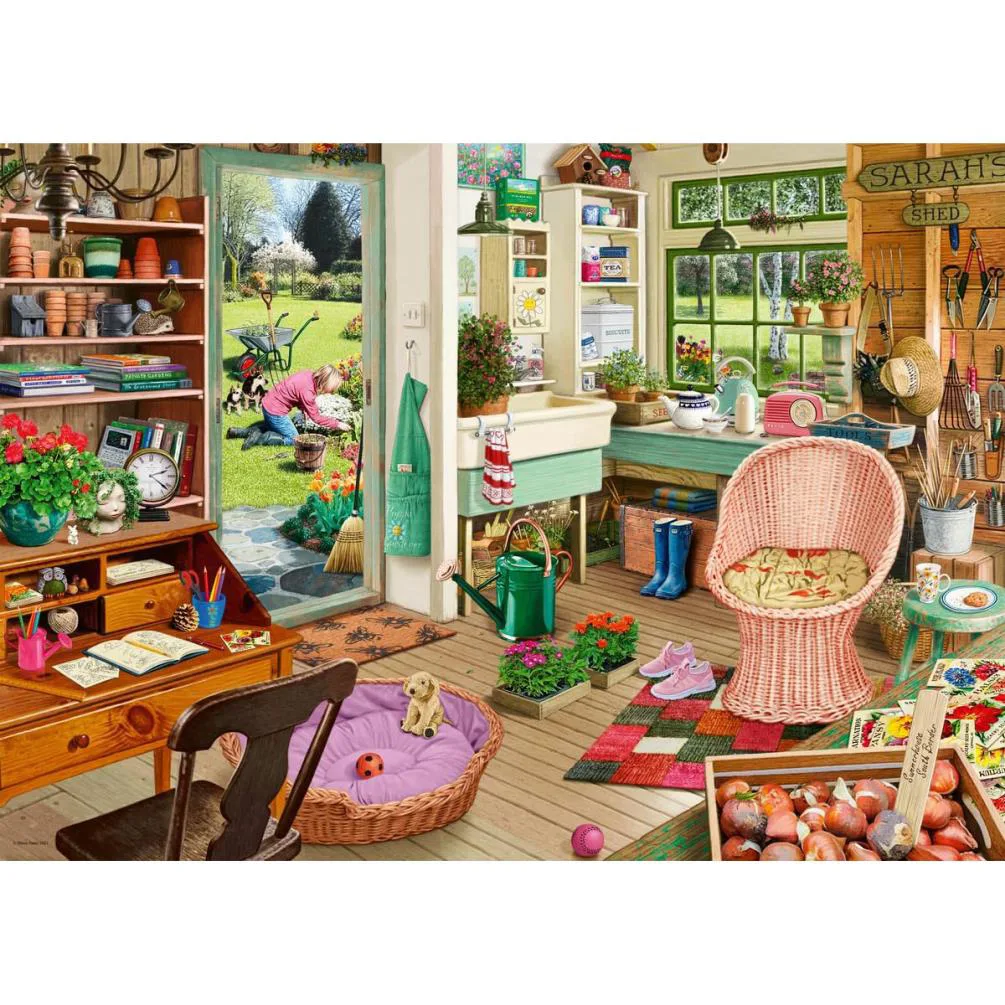 My Haven No 8. The Gardener''s Shed 1000pc Jigsaw Puzzle Extra Image 1
