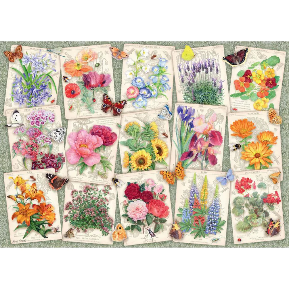 Country Garden Favourites 1000pc Jigsaw Puzzle Extra Image 1