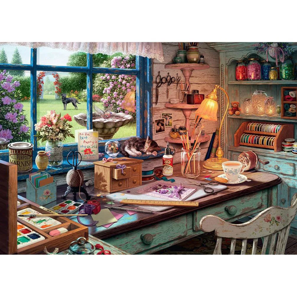 My Haven No 1. The Craft Shed 1000pc Jigsaw Puzzle Extra Image 1
