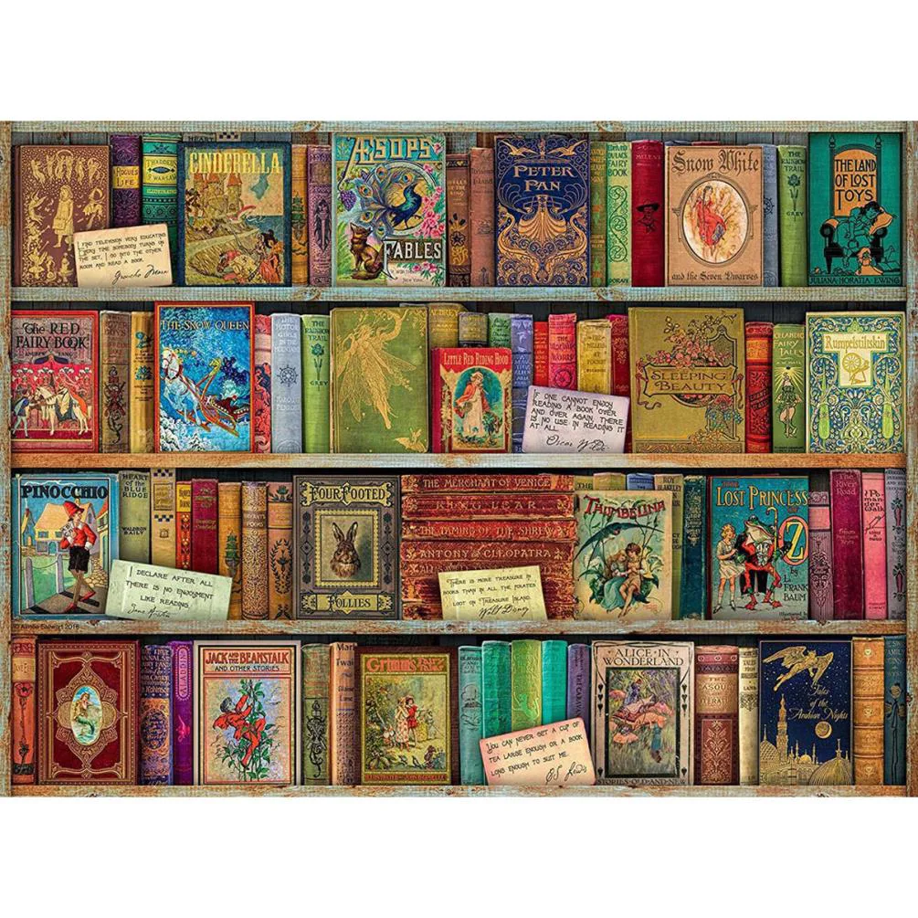 Vintage Library 500pc Jigsaw Puzzle Extra Image 1