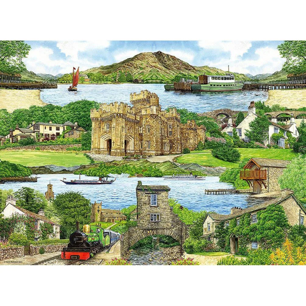 Escape to The Lake District 500pc Jigsaw Puzzle Extra Image 1