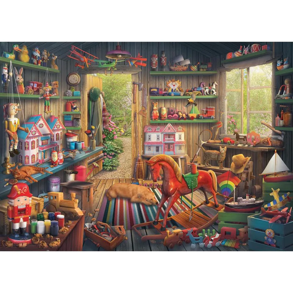 Nostalgic Toys 1000pc Jigsaw Puzzle Extra Image 1