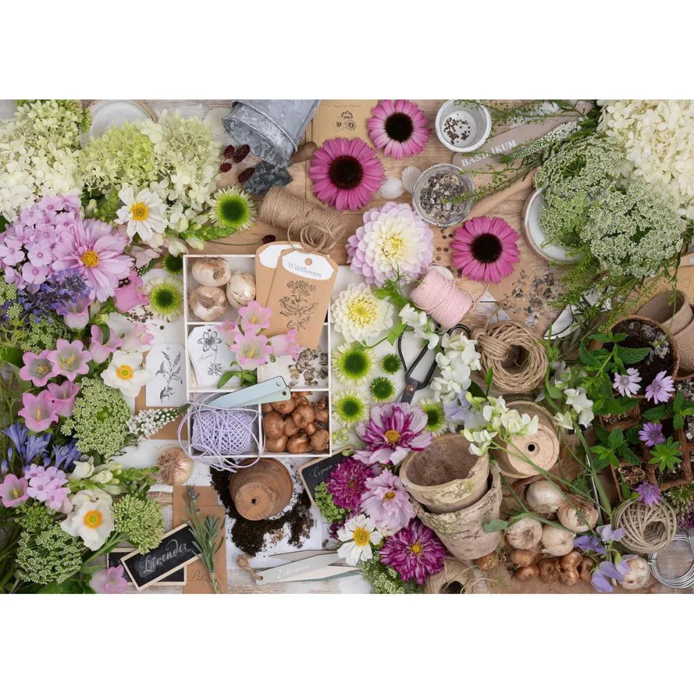 Magnificent Flower Love 1000pc Jigsaw Puzzle Extra Image 1