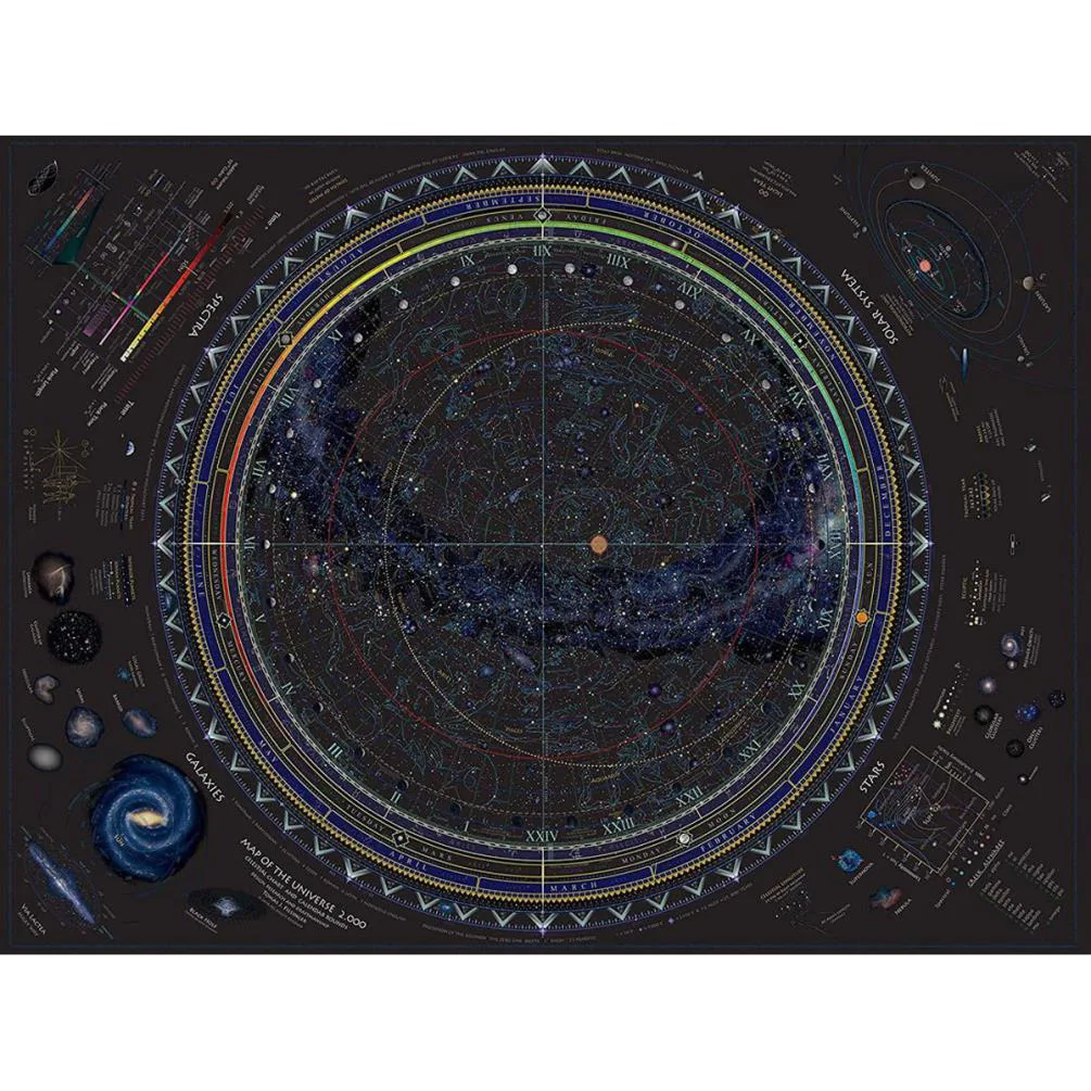 Map of the Universe 1500pc Jigsaw Puzzle Extra Image 1