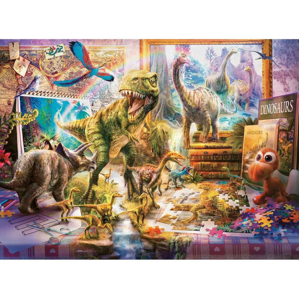 Dino Toys Come to Life 100pc XXL Jigsaw Puzzle Extra Image 1
