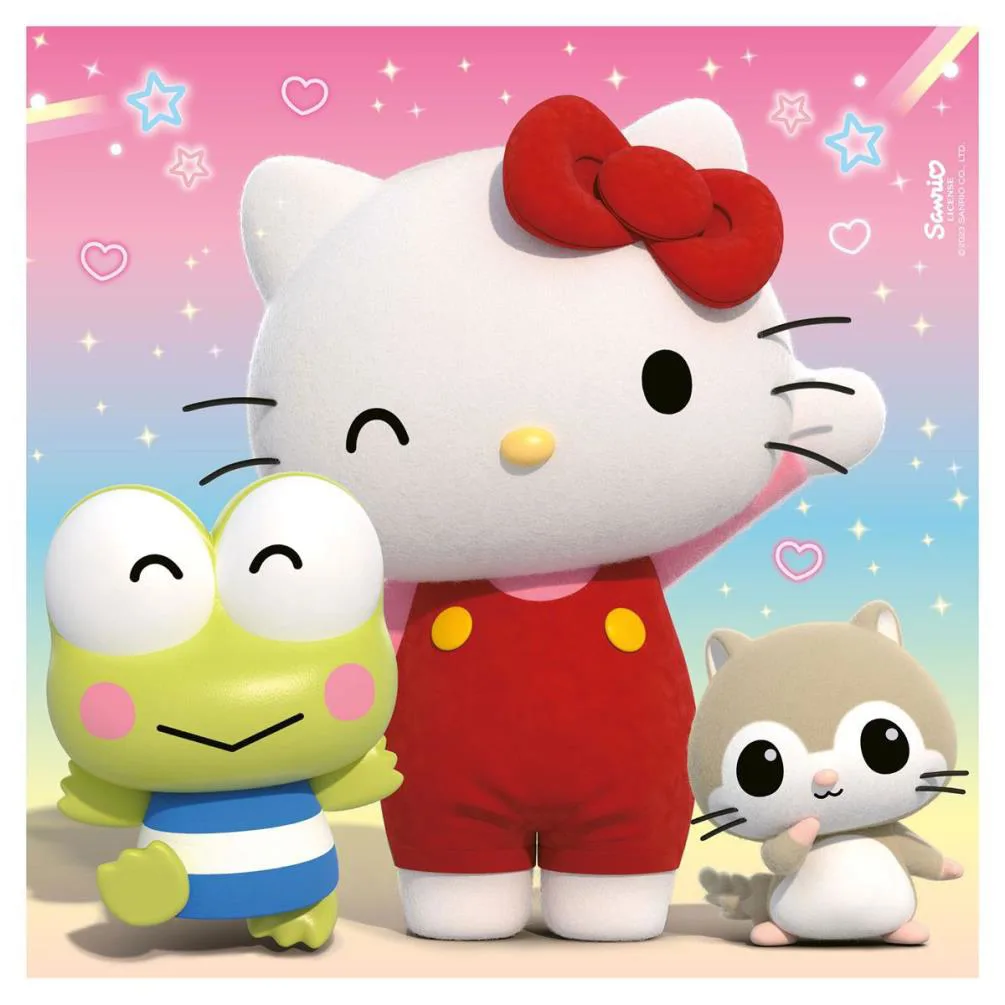 Hello Kitty Super Style 3 x 49pc Jigsaw Puzzles Extra Image 1