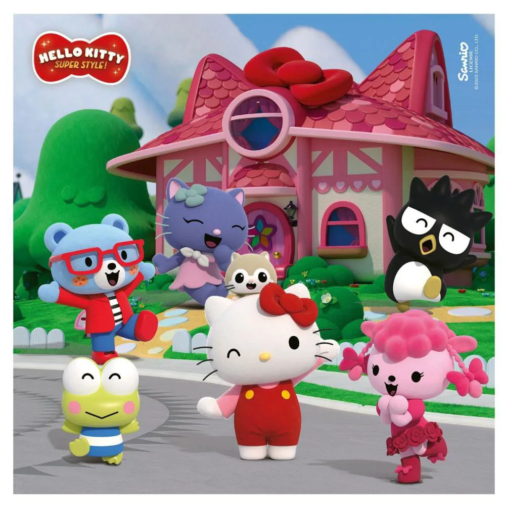 Hello Kitty Super Style 3 x 49pc Jigsaw Puzzles Extra Image 2