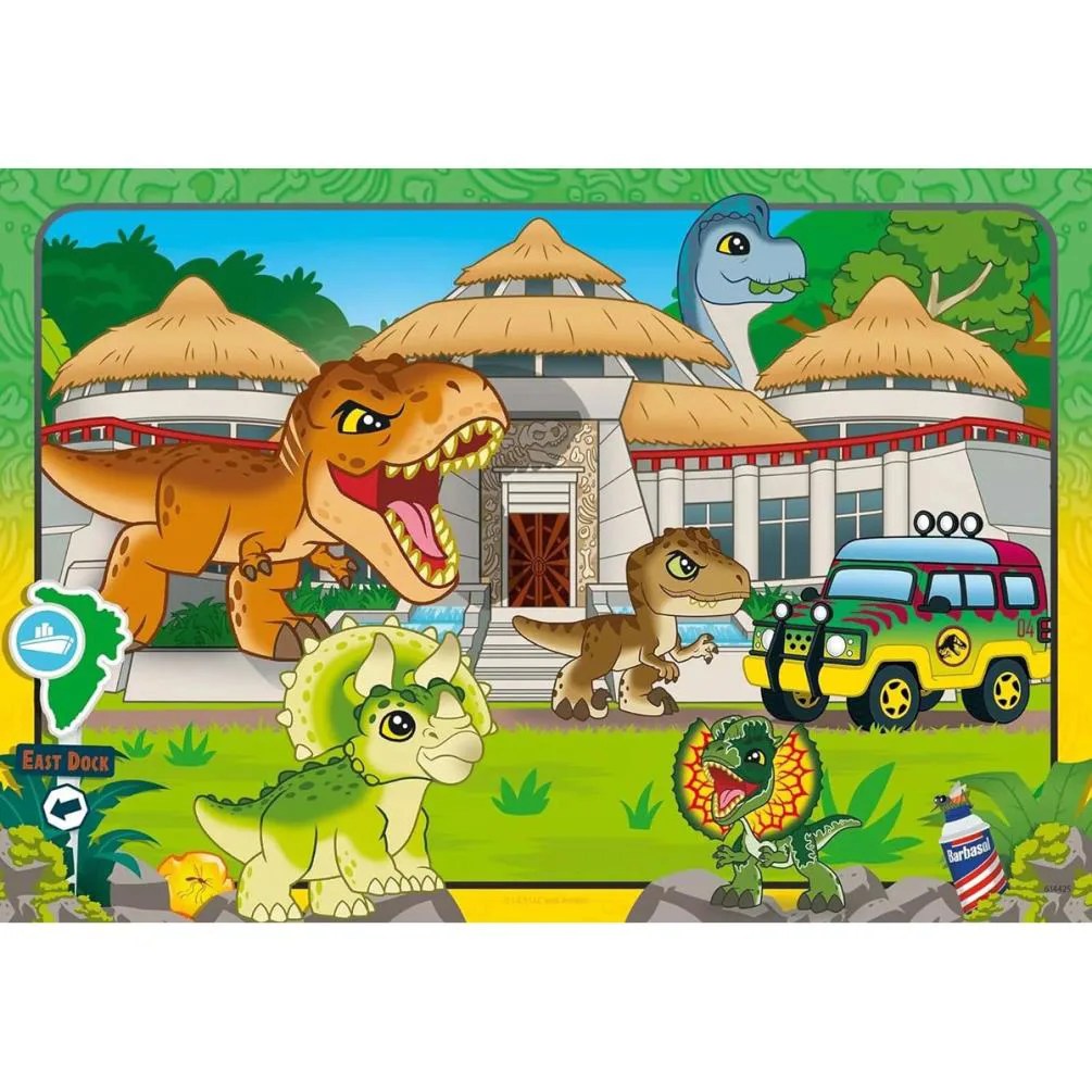 Jurassic World Explorers 2 x 24pc Jigsaw Puzzles Extra Image 1