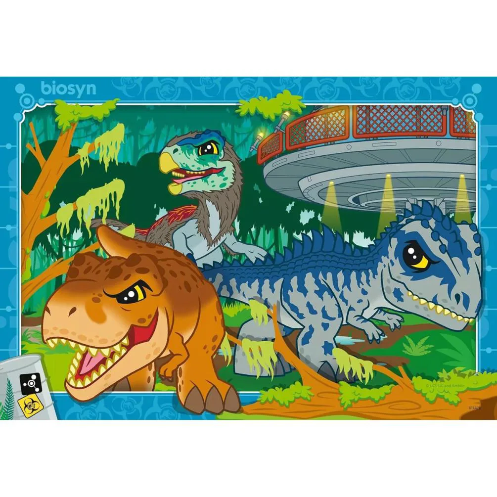 Jurassic World Explorers 2 x 24pc Jigsaw Puzzles Extra Image 2