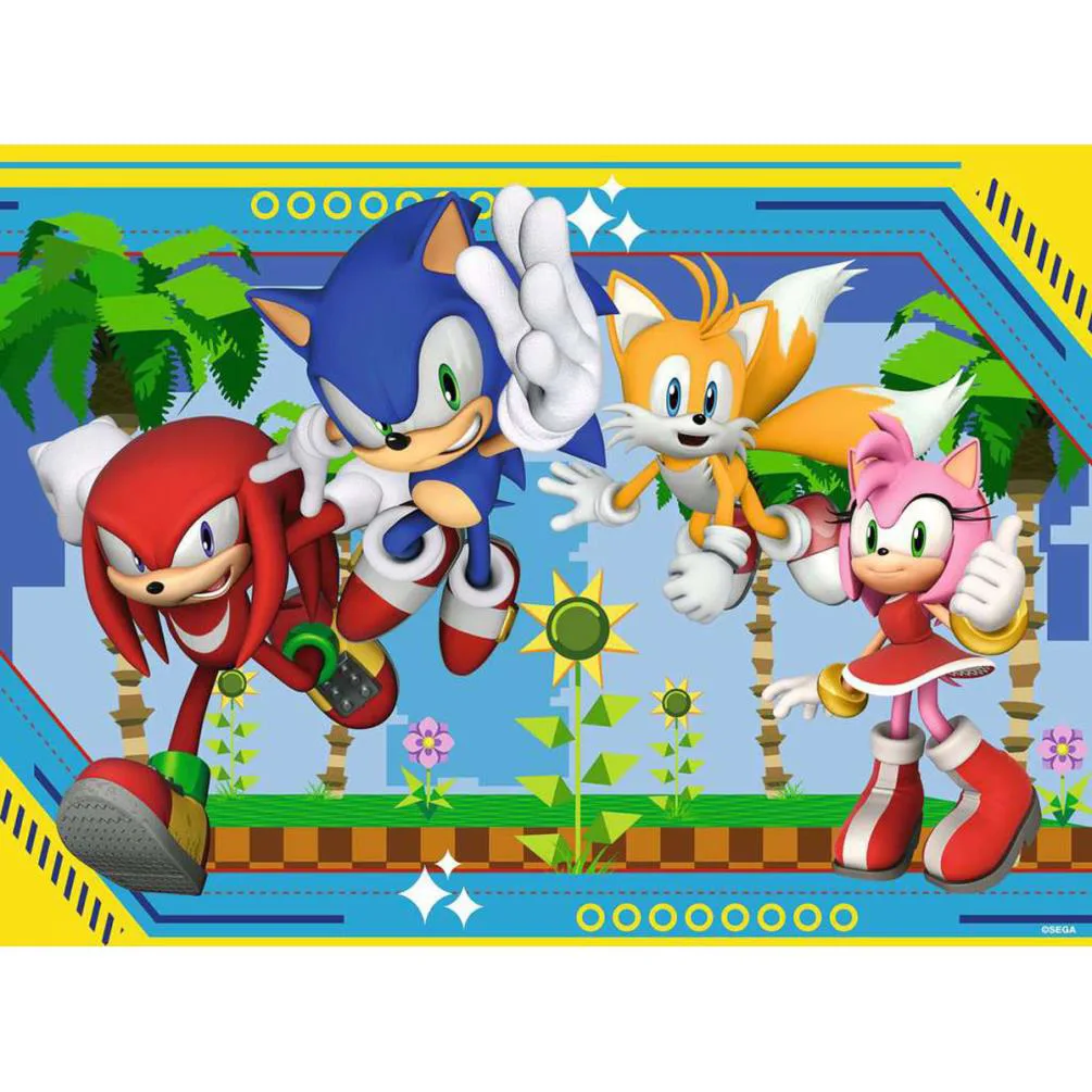 Sonic the Hedgehog 100pc XXL Jigsaw Puzzle Extra Image 1