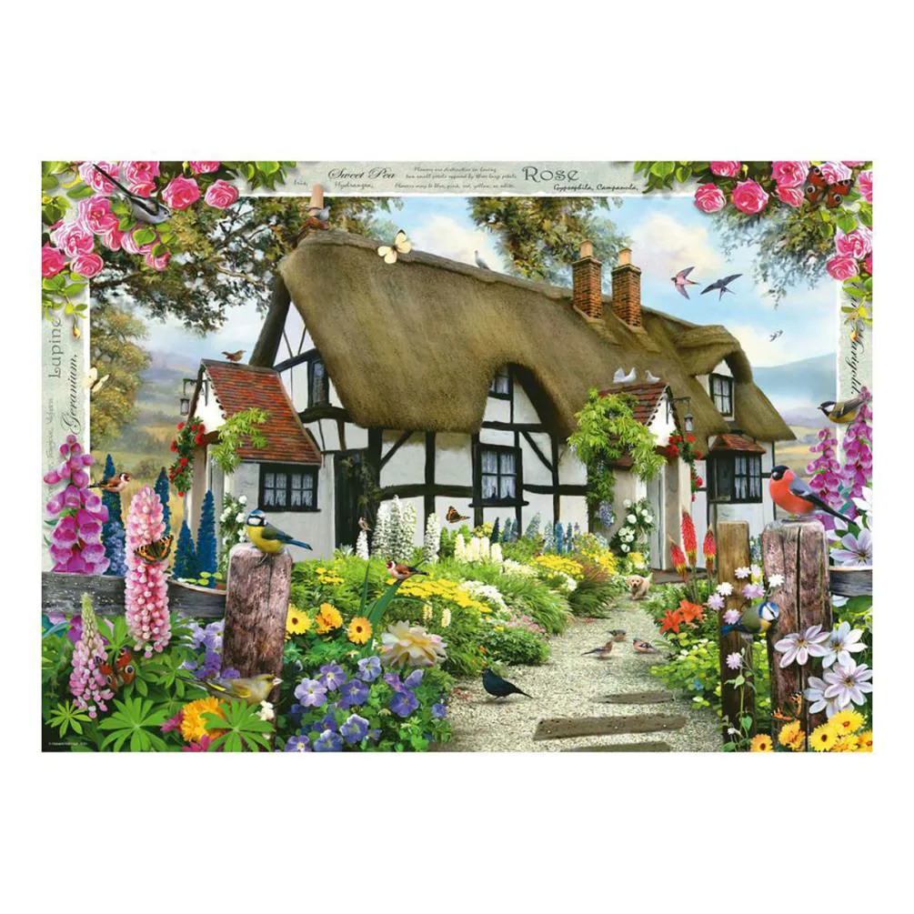 Rose Cottage 500pc Jigsaw Puzzle Extra Image 1