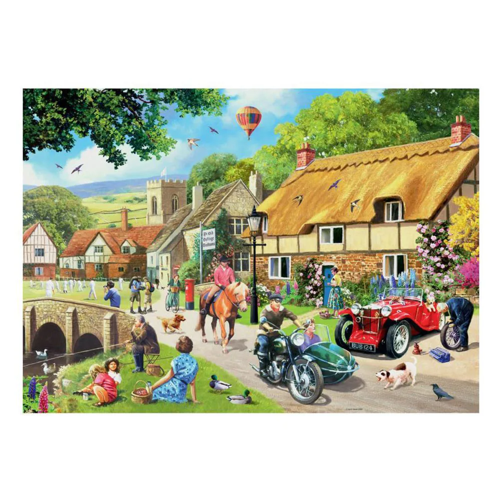 Summer Village 500pc Jigsaw Puzzle Extra Image 1