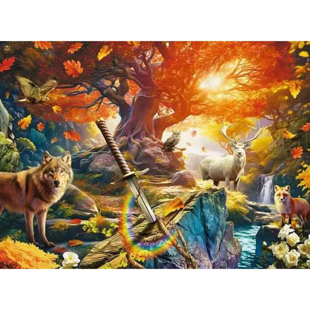 Excalibur Forrest 500pc Jigsaw Puzzle Extra Image 1