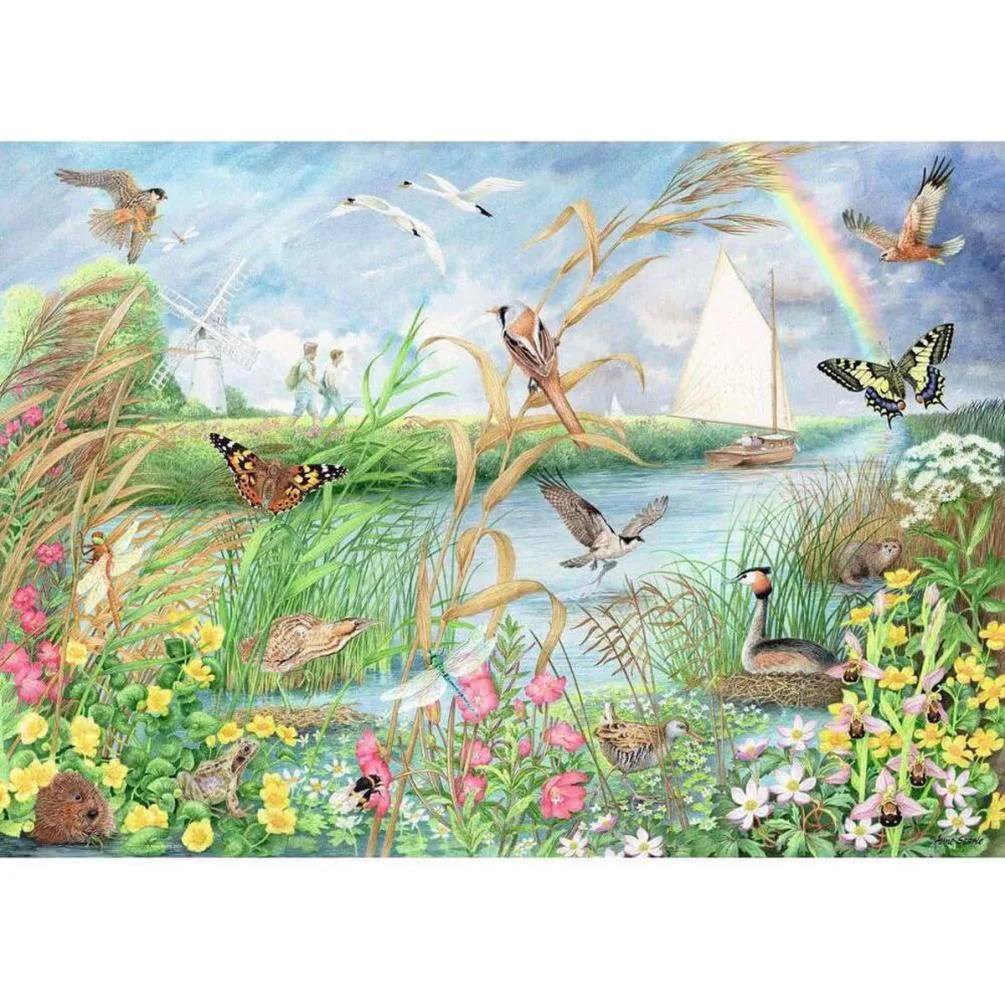 Norfolk Broads 1000pc Jigsaw Puzzle Extra Image 1
