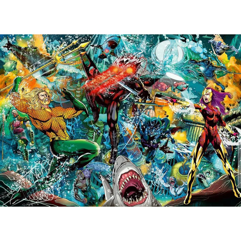 Collector's Edition DC Aquaman 1000pc Jigsaw Puzzle Extra Image 1
