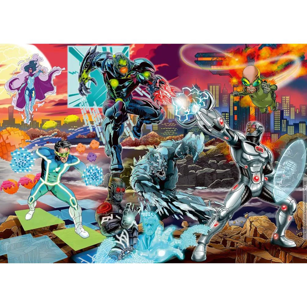 Collector's Edition DC Cyborg 1000pc Jigsaw Puzzle Extra Image 1