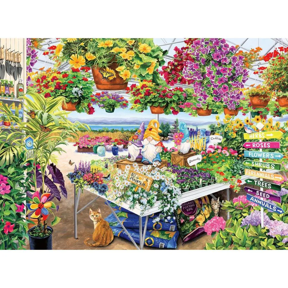 Glorious Garden Centre 500pc Jigsaw Puzzle Extra Image 1