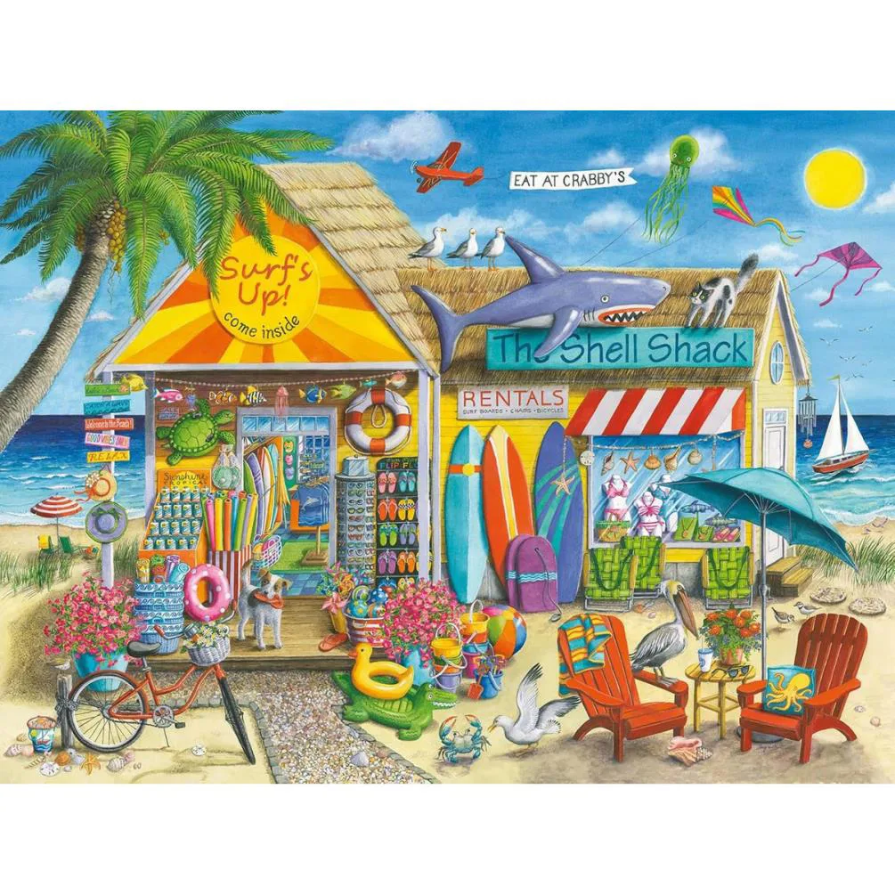 Surf's Up 1500pc Jigsaw Puzzle Extra Image 1