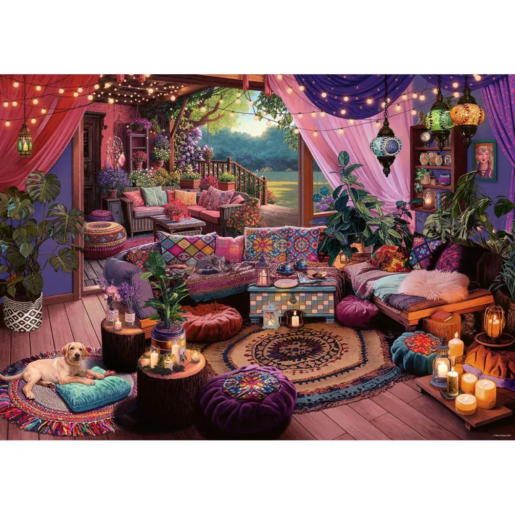 My Haven No.12 Boho Retreat 1000pc Jigsaw Puzzle Extra Image 1