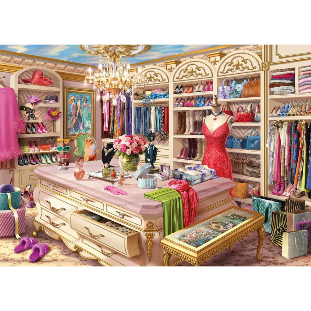 The Coveted Closet 1000pc Jigsaw Puzzle Extra Image 1