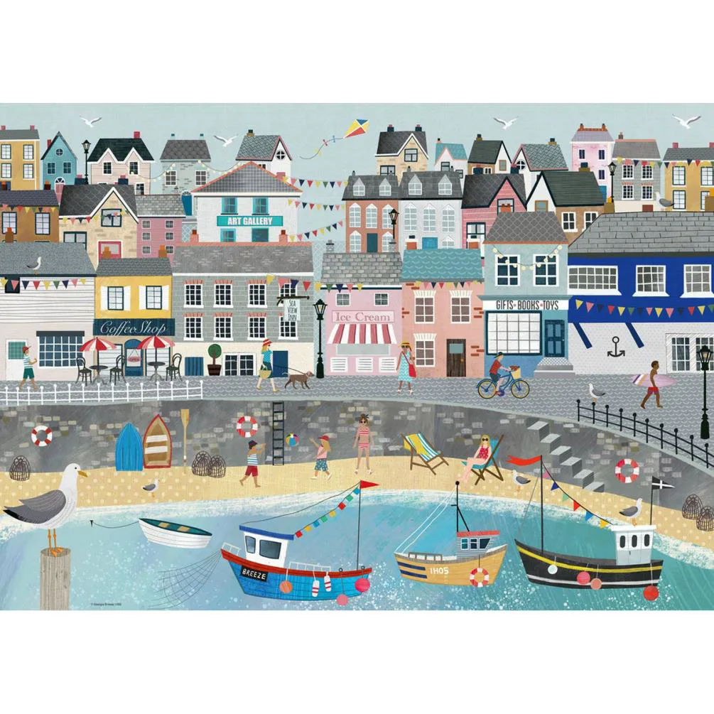 Coastal Harbour 1000pc Jigsaw Puzzle Extra Image 1