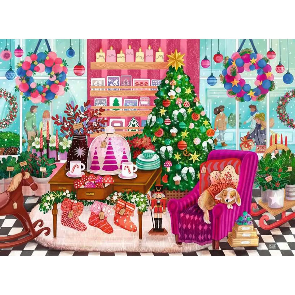 The Christmas Shop 500pc Jigsaw Puzzle Extra Image 1