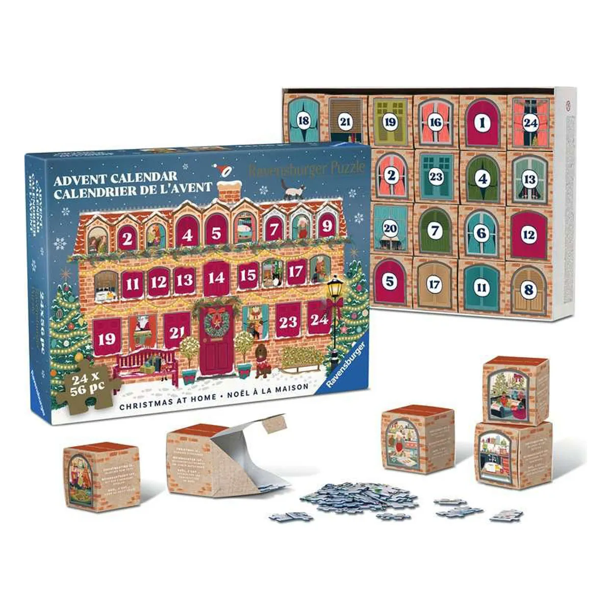 Christmas at Home 24 x 56pc Jigsaw Puzzles Advent Calendar Extra Image 1