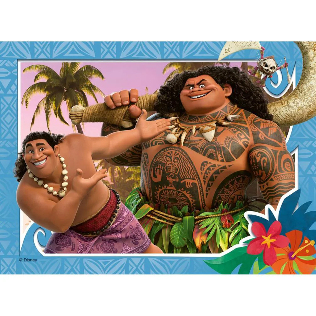 Disney Moana 2 4 in a Box Jigsaw Puzzles Extra Image 2