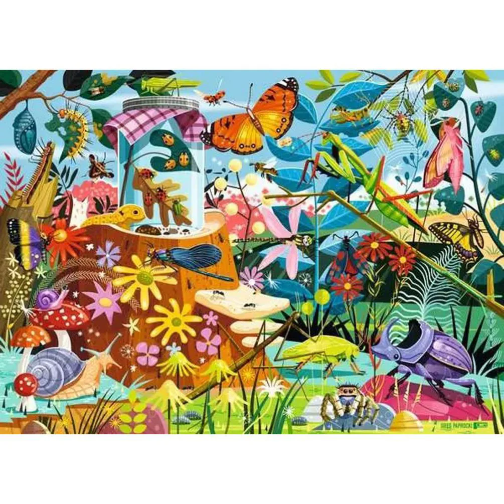 Backyard Bug World 60pc Jigsaw Puzzle Extra Image 1