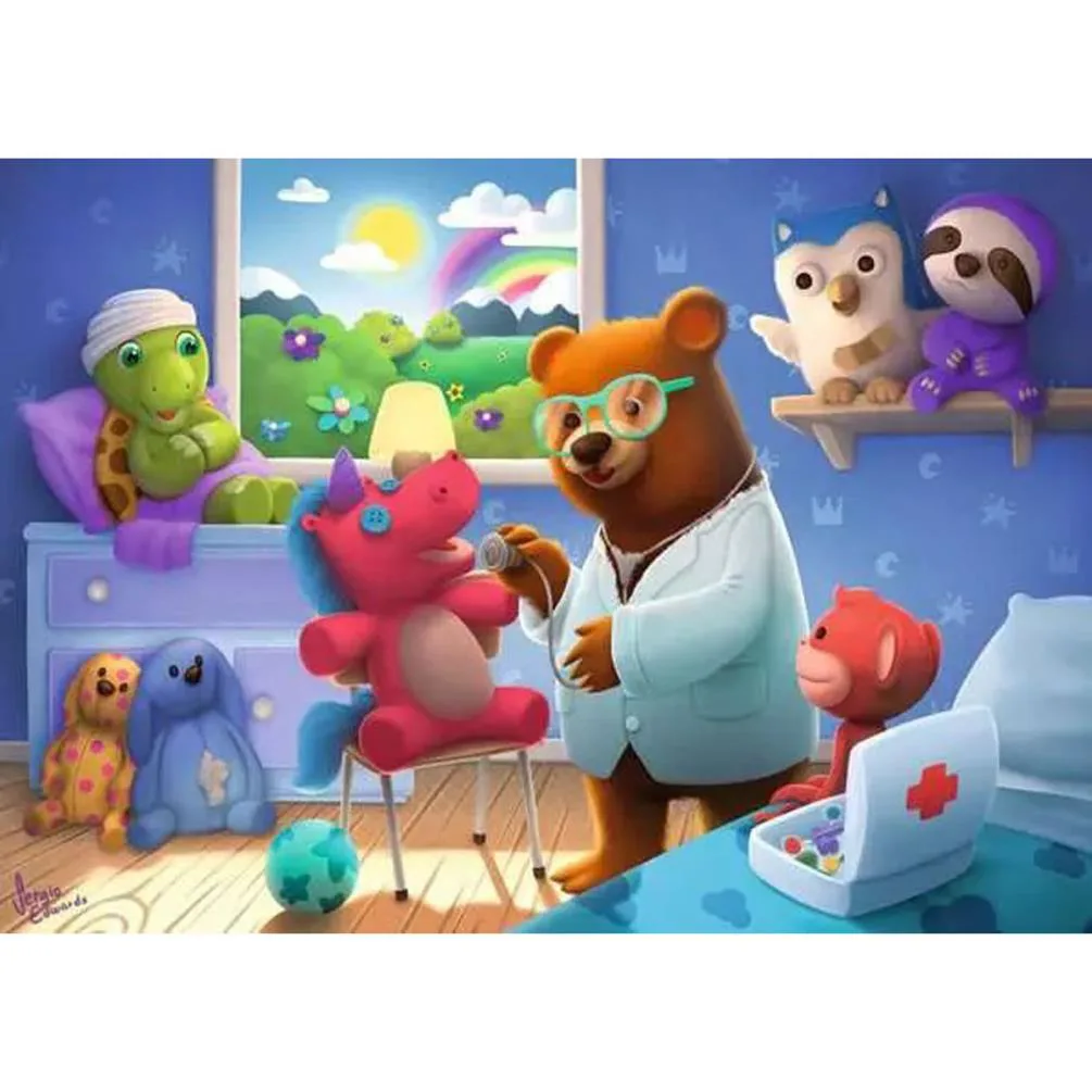 Stuffed Animal Hospital 35pc Jigsaw Puzzle Extra Image 1