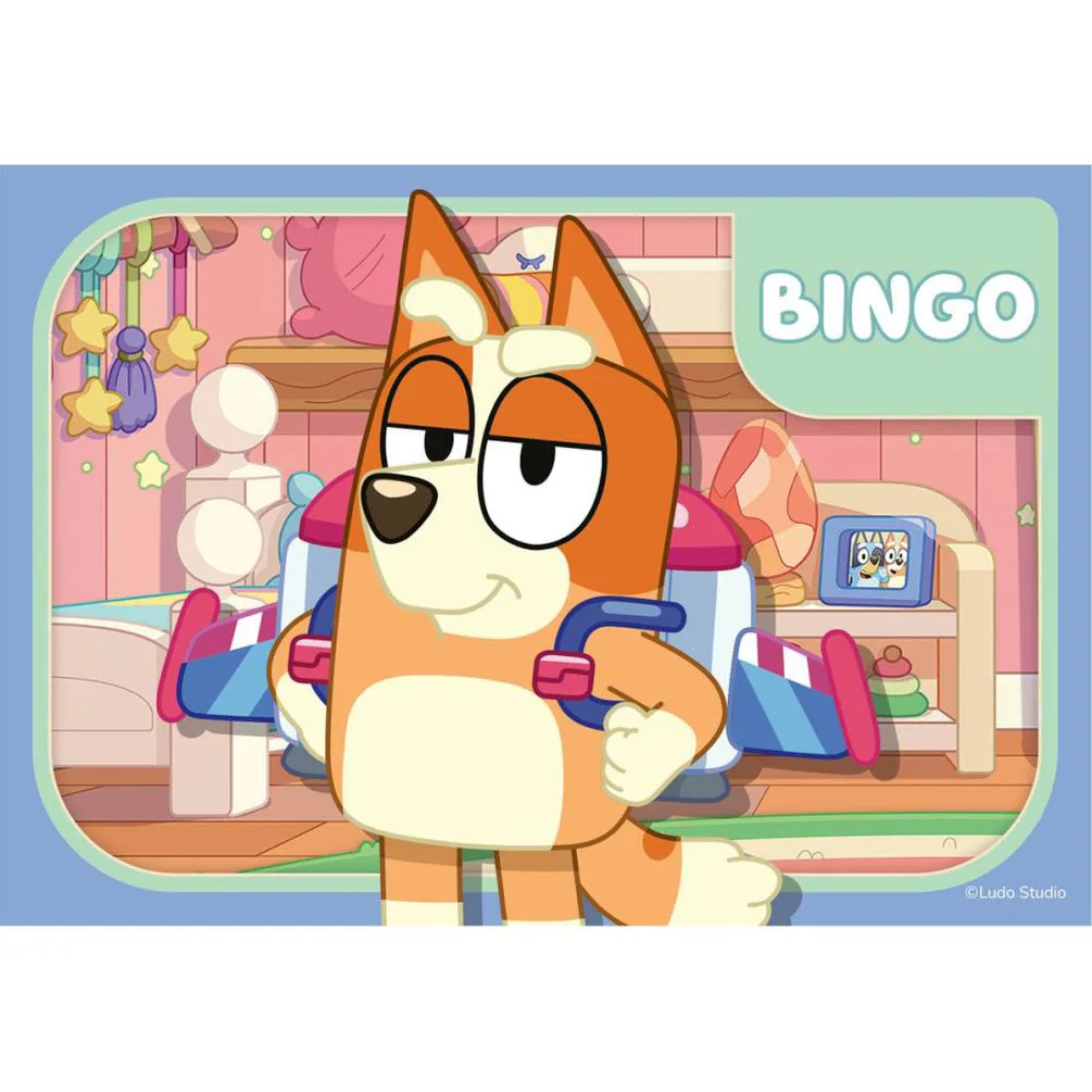 Bluey My First 4 in a Box Jigsaw Puzzles Extra Image 1