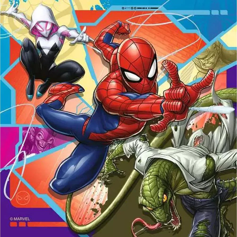 Spiderman 3 x 49pc Jigsaw Puzzles Extra Image 2