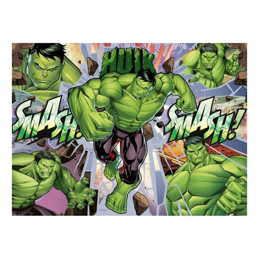 Marvel Avengers Hulk 100pc XXL Jigsaw Puzzle Extra Image 1