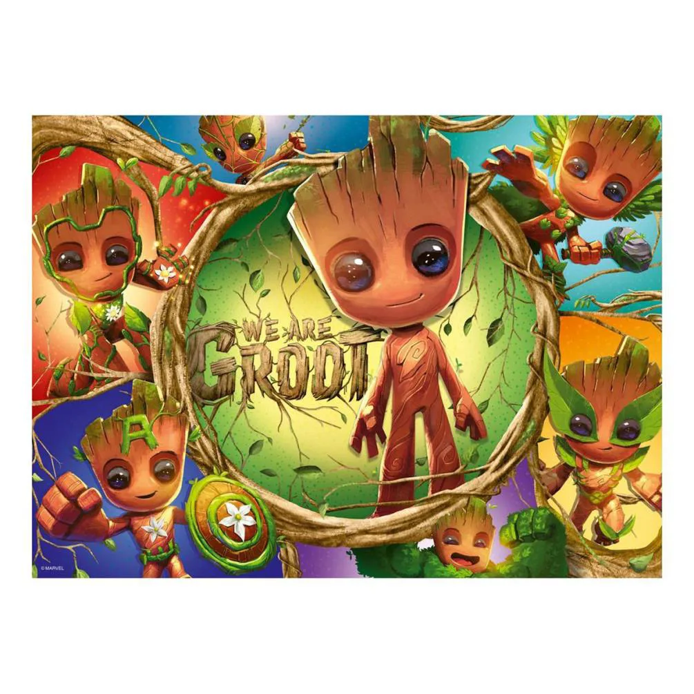 Marvel Avengers Groot 100pc XXL Jigsaw Puzzle Extra Image 1