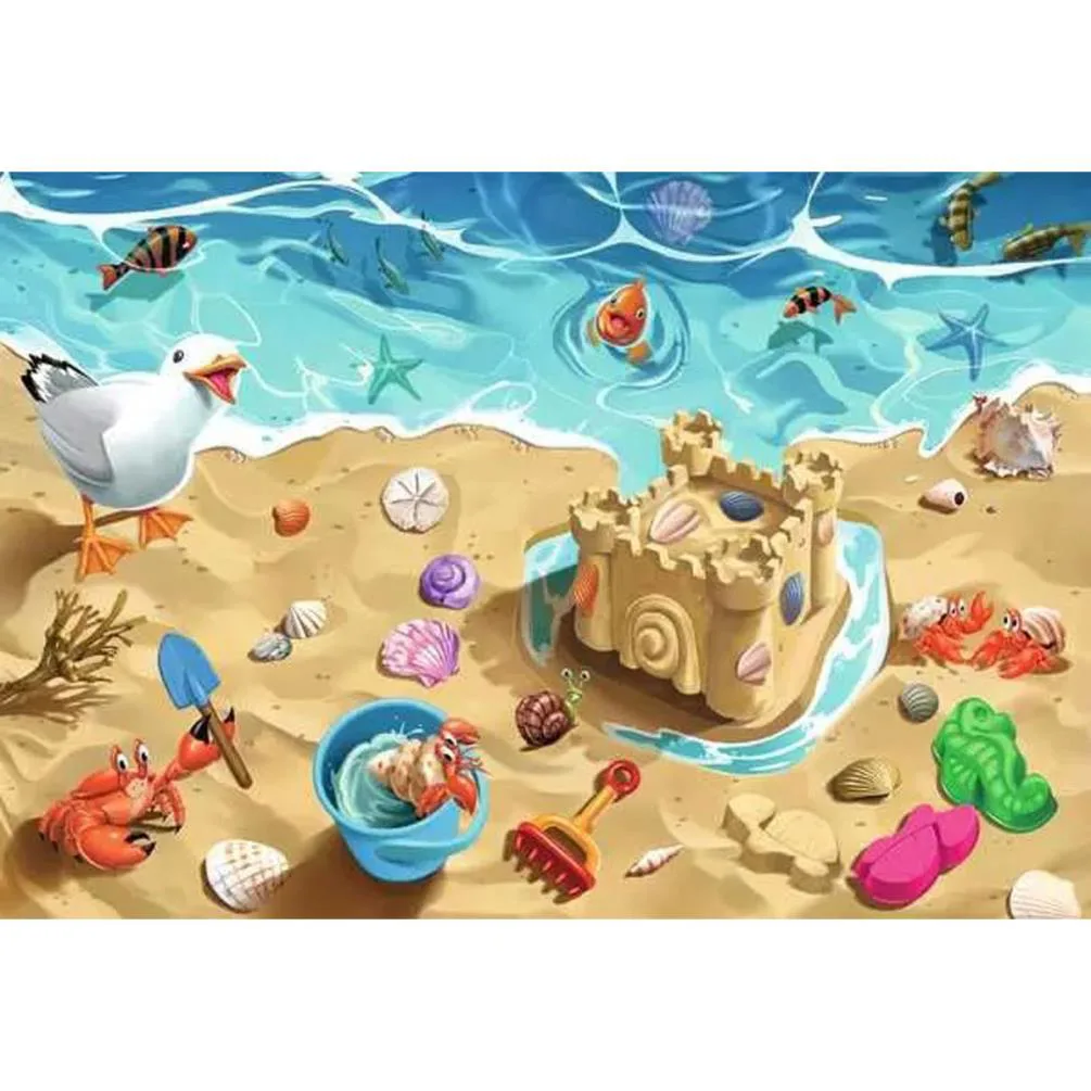 Fun at the Beach 24pc Giant Floor Puzzle Extra Image 1