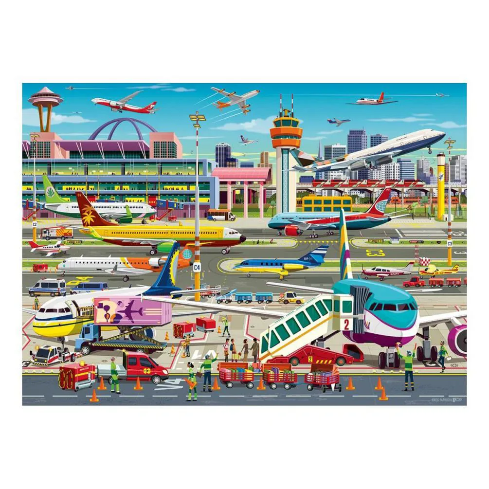 Airport Central 150pc XXL Jigsaw Puzzle Extra Image 1