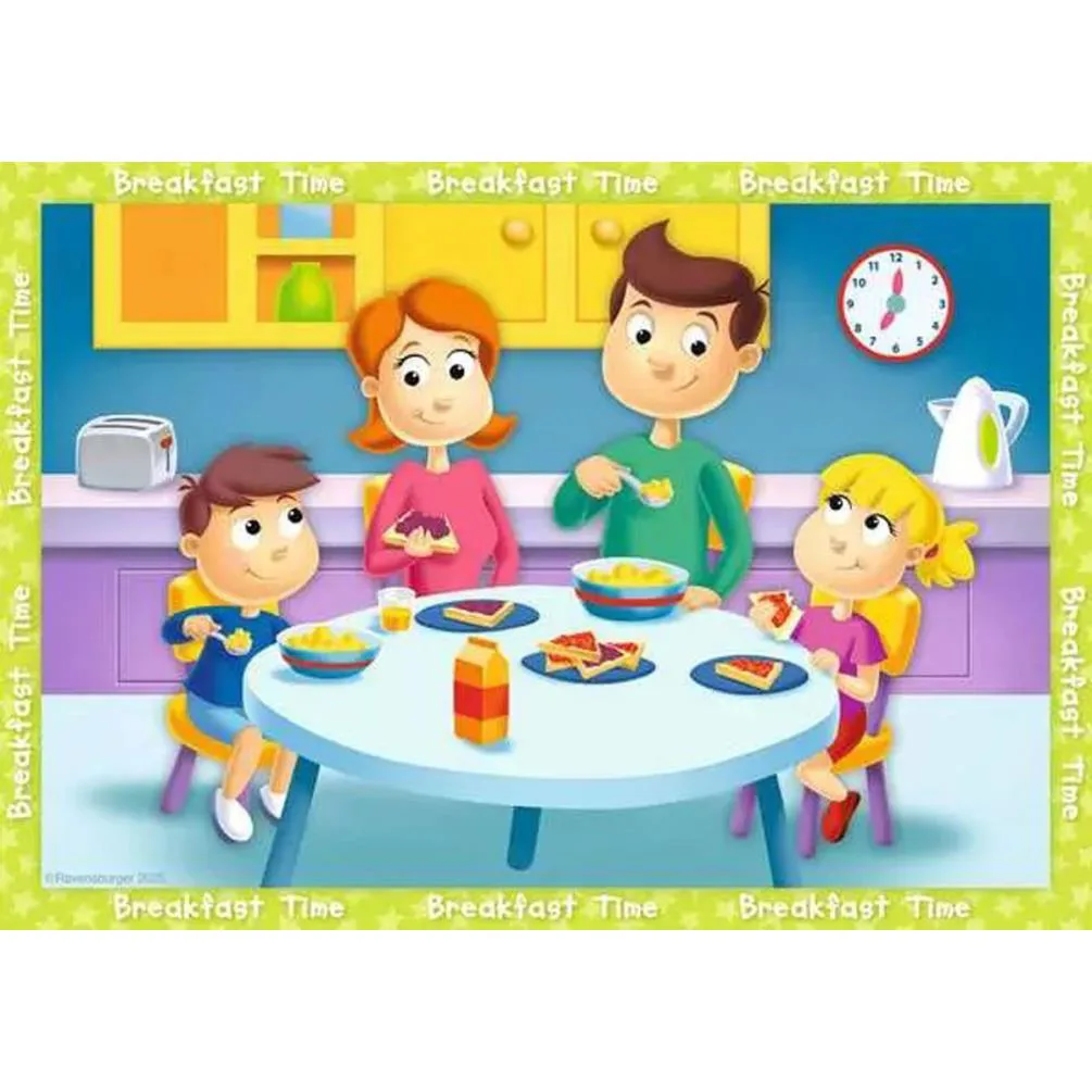 What Time Is It? My First 4 in a Box Jigsaw Puzzles Extra Image 1
