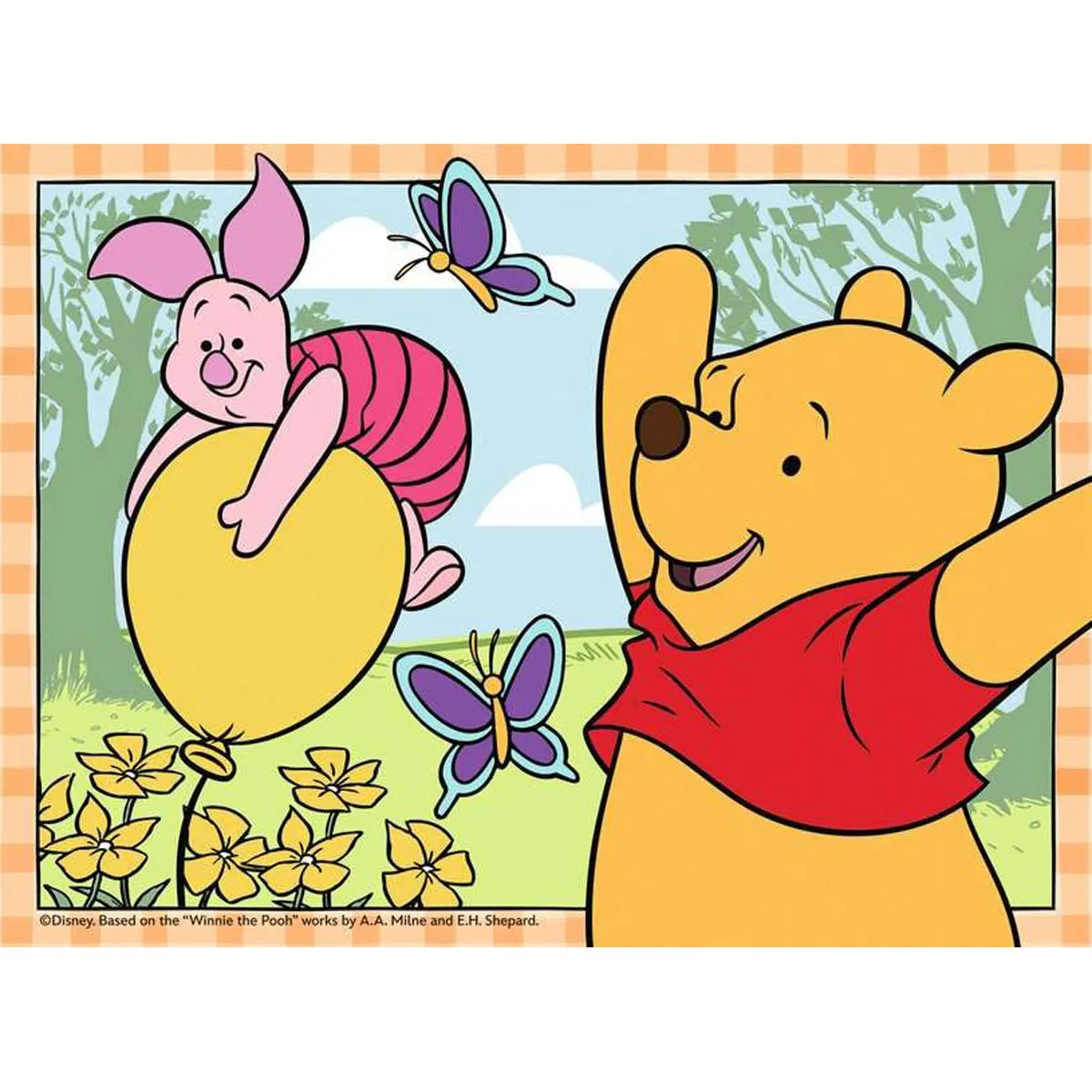 Winnie the Pooh 4 in a Box Jigsaw Puzzles Extra Image 1