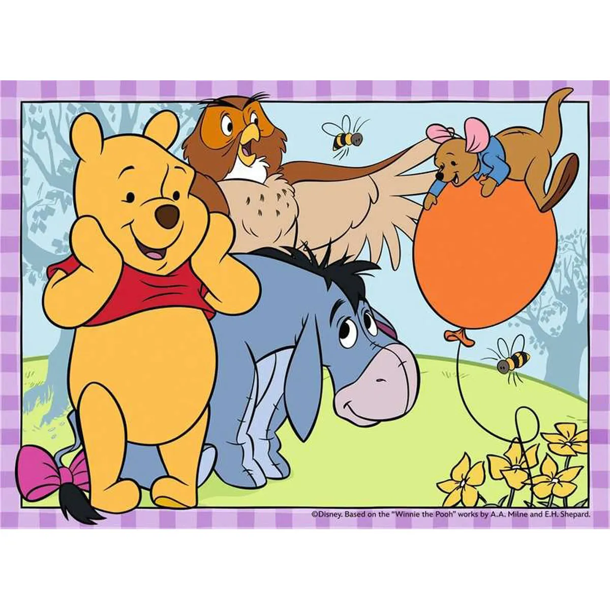 Winnie the Pooh 4 in a Box Jigsaw Puzzles Extra Image 2