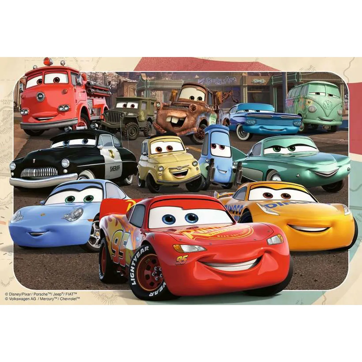 Disney Cars 35pc Jigsaw Puzzle Extra Image 1
