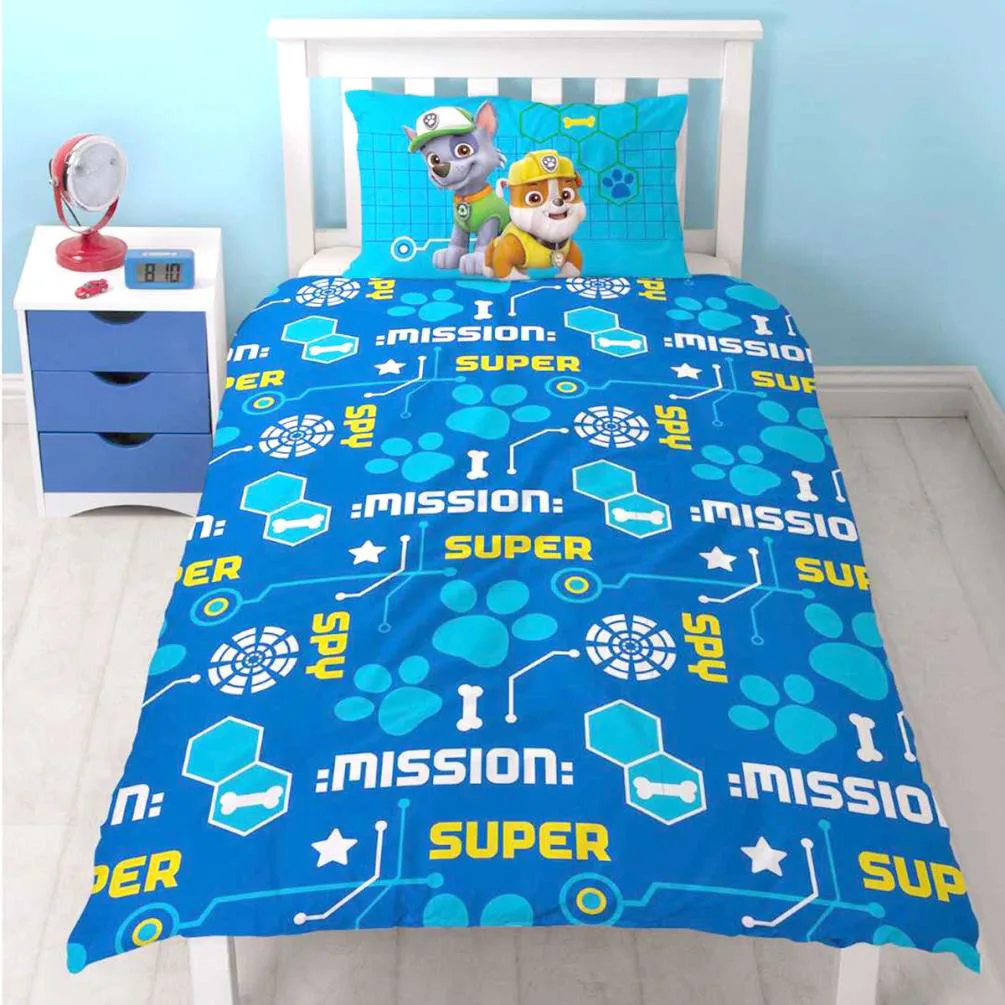 Paw Patrol Mission Pawsible Reversible Single Duvet Cover Bedding Set Extra Image 1
