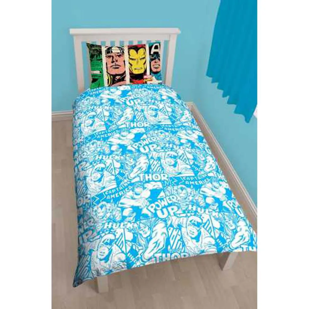 Marvel Avengers Strike Reversible Single Duvet Cover Bedding Set Extra Image 1