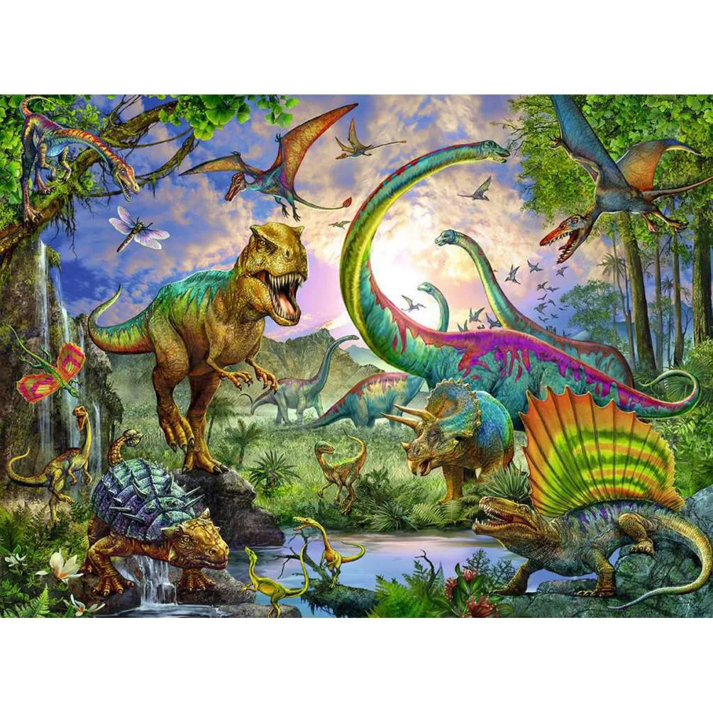 Realm of The Giants Dinosaurs XXL 200pc Jigsaw Puzzle Extra Image 1