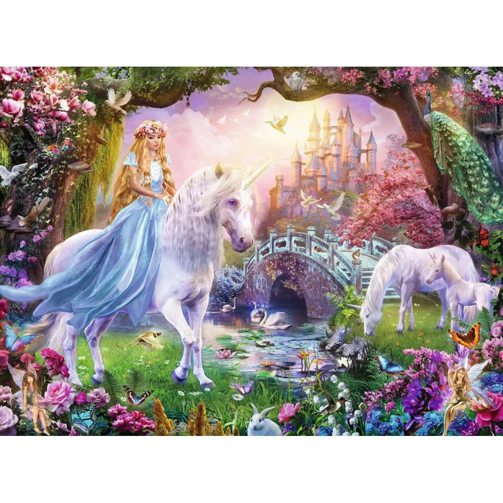 Magical Unicorn XXL 100pc Jigsaw Puzzle Extra Image 1