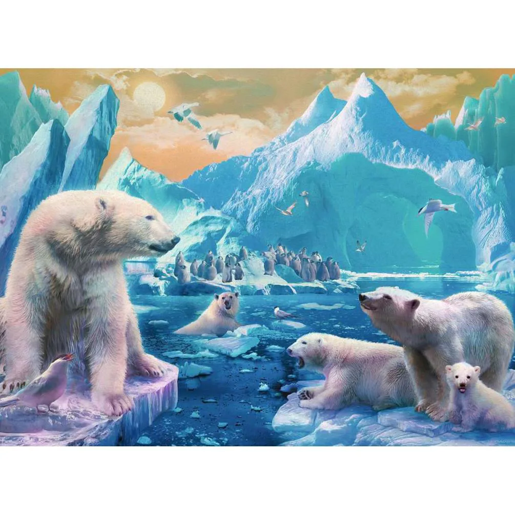 Polar Bear Kingdom XXL 300pc Jigsaw Puzzle Extra Image 1